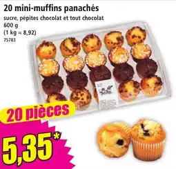 Norma 20 mini-muffins panachés offre