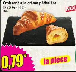 Norma Croissant à la crème pâtissière offre
