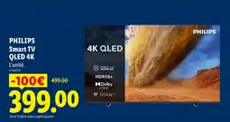Lidl PHILIPS Smart TV QLED 4K offre