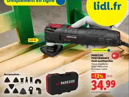 Lidl PARKSIDE PERFORMANCE Outil multifonction offre