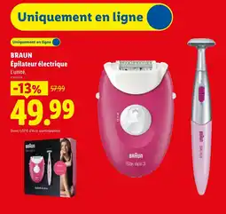 Lidl BRAUN Épilateur électrique offre