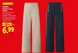 Lidl ESMARA Pantalon large femme offre