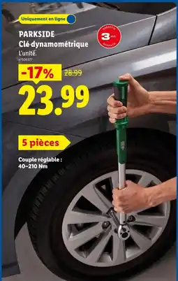 Lidl PARKSIDE Clé dynamométrique offre
