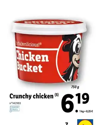 Lidl Crunchy chicken offre