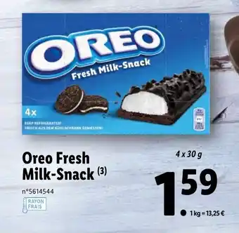 Lidl Oreo Fresh Milk-Snack offre
