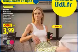 Lidl ESMARA Débardeurs côtelés femme offre