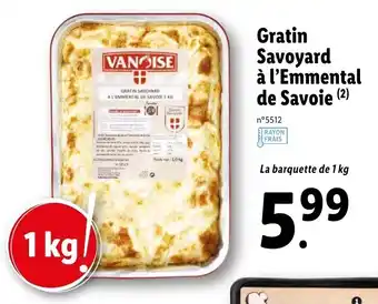 Lidl Gratin Savoyard à l'Emmental de Savoie offre