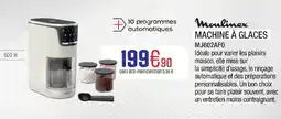 Extra Moulinex machine à glaces offre