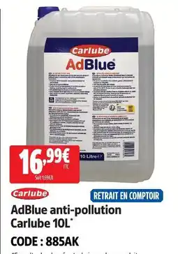Screwfix Adblue anti-pollution offre