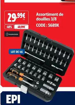 Screwfix Magnusson assortiment de douilles 3/8 offre