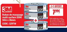 Screwfix 3m ruban de masquage multi-surface 2090 offre