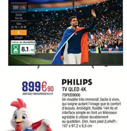 Extra Philips tv qled 4k offre