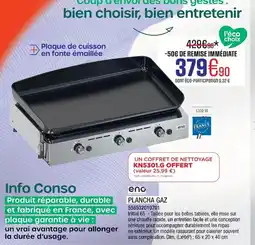 Extra Eno plancha gaz offre