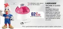 Extra Lagrange machine à glaces offre
