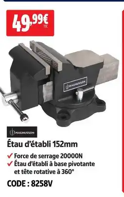 Screwfix Magnusson étau d'établi 152mm offre