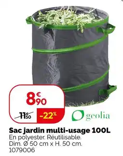 Weldom Sac jardin multi-usage 100l offre
