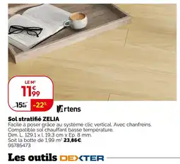Weldom Artens sol stratifié zelia offre