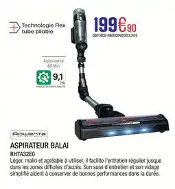 Extra Rowenta aspirateur balai offre