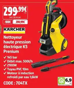 Screwfix Karcher nettoyeur haute pression électrique k5 premium offre