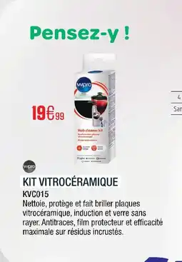 Extra Wpro kit vitrocéramique offre
