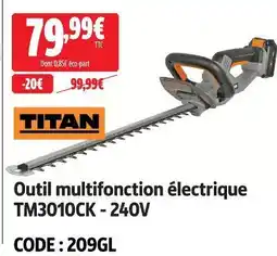 Screwfix Titan outil multifonction électrique tm3010ck - 240v offre