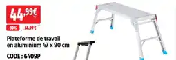 Screwfix Plateforme de travail en aluminium offre