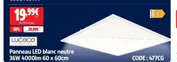 Screwfix Panneau led blanc neutre offre