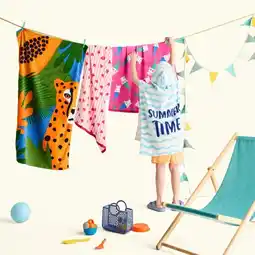 Auchan Actuel drap de plage enfant actuel offre