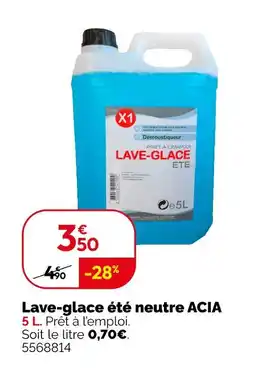 Weldom Lave-glace été neutre acia offre