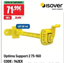 Screwfix Isover optima support 2 75-160 offre