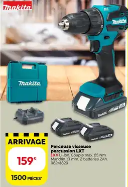 Weldom Makita perceuse visseuse percussion lxt offre