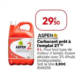 Weldom Aspen carburant prêt à l'emploi 2t offre