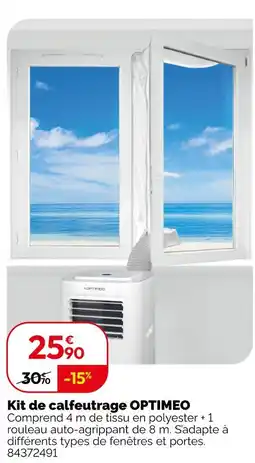 Weldom Optimeo kit de calfeutrage offre