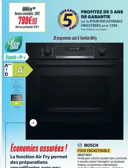 Proxi Confort Bosch four encastrable offre