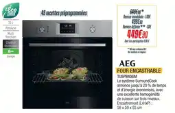 Proxi Confort Aeg four encastrable offre