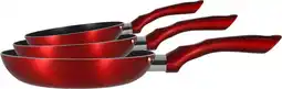 Auchan Menastyl lot de 3 poêles ø 24 - 28 - 32 cm offre