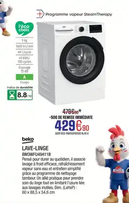 Extra Beko lave-linge offre