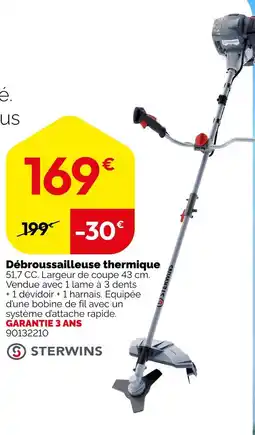 Weldom Sterwins débroussailleuse thermique offre
