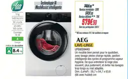 Proxi Confort Aeg lave-linge offre
