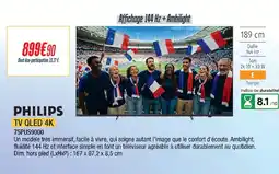 Proxi Confort Philips tv qled 4k offre