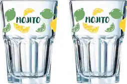 Auchan Actuel les 2 verres à mojito 30 cl actuel offre