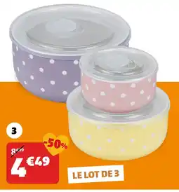 GiFi 3 boîtes de conservation offre