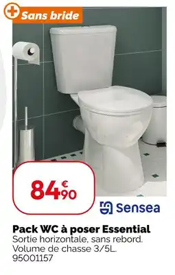Weldom Sensea pack wc à poser essential offre