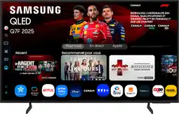 Auchan Samsung tv qled 75 / 189cm samsung tq75q7f offre