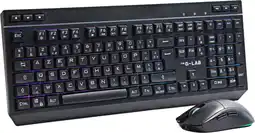 Auchan The g lab pack gaming 2 en 1 clavier + souris g lab combo tungsten ex offre