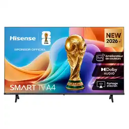 Auchan Hisense tv led 40 / 100cm hisense 40a4s offre
