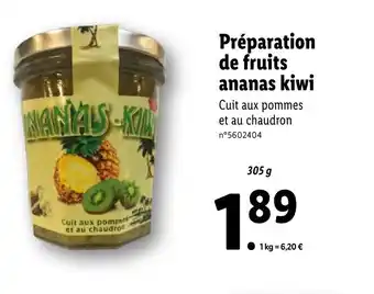 Lidl Préparation de Fruits offre