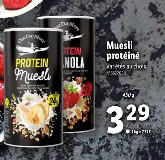 Lidl Muesli Protéiné offre