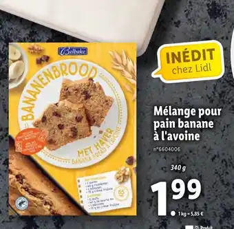 Lidl Mélange Pour Pain Banane offre