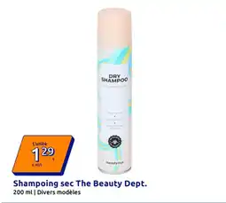 Action THE BEAUTY DEPT. Shampoing sec offre
